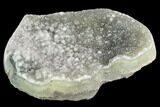 Prasiolite (Green Quartz) Crystal Heart - Uruguay #123695-1